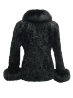 Black Persian Lamb Fur Coat