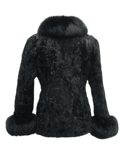Black Persian Lamb Fur Coat