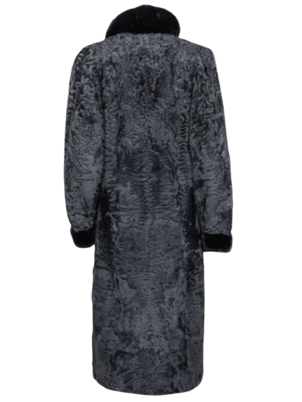 Gray Persian Lamb Fur Coat