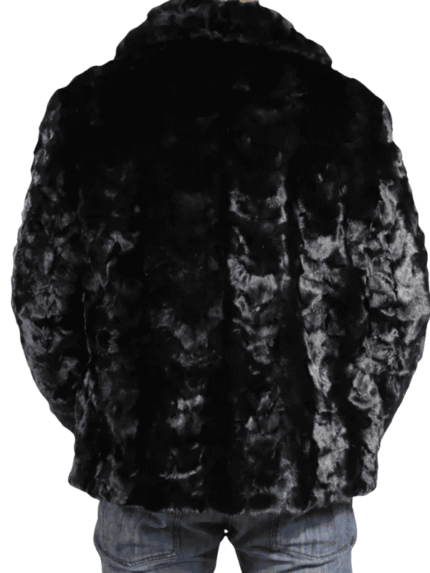 Black Mink Fur Jacket