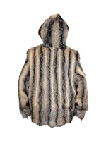 Coyote Fur Coat with Hood