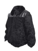 Lamb Fur Bomber Jacket