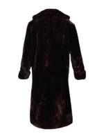 Mouton Fur Coat with Mink Fur