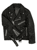 Black Persian Lamb Fur Jacket