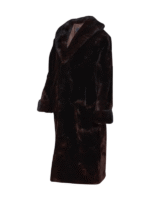 Long Fur Coat with Mink Fur