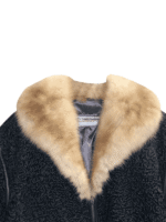 Cream Mink Fur Collar