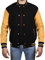 Men's Black Varsity Jacket