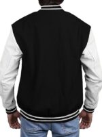 Varsity Jacket With White Sleeves