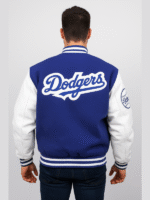 Los Angeles Dodgers Downtown Leather Sleeves Varsity