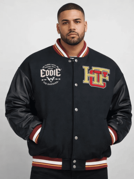 Stranger Things Hellfire Club Wool Varsity Jacket