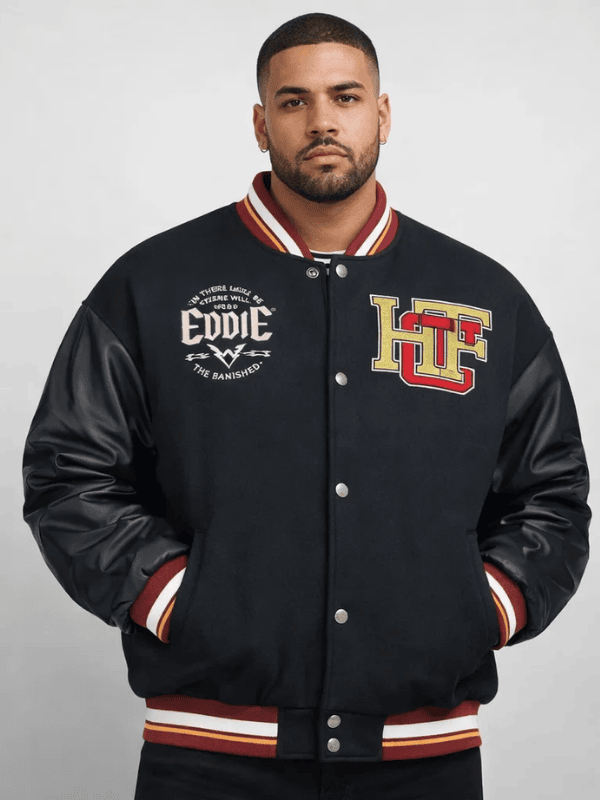 Jasperz Wear- Stranger Things (1) Stranger Things Hellfire Club Wool Varsity Jacket