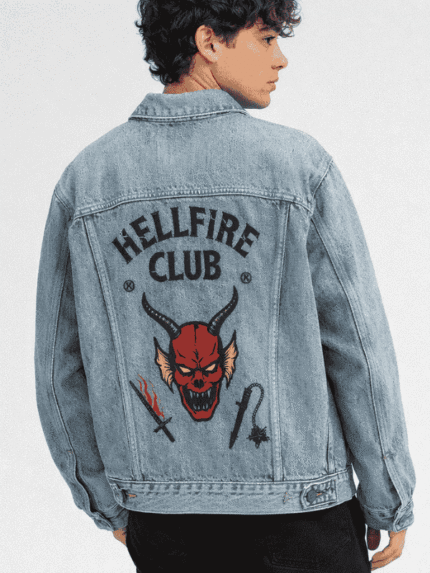 Stranger Things Hellfire Club Denim Jacket