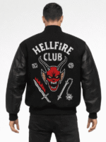 Stranger Things Hellfire Club Varsity Jacket