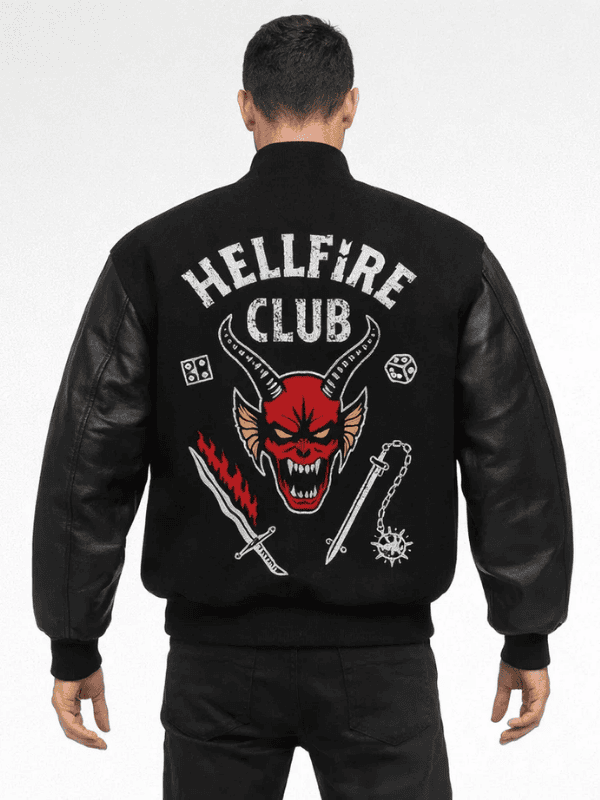 Jasperz Wear- Stranger Things (1) Stranger Things Hellfire Club Varsity Jacket