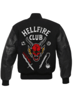 Stranger Things Hellfire Club Varsity Jacket