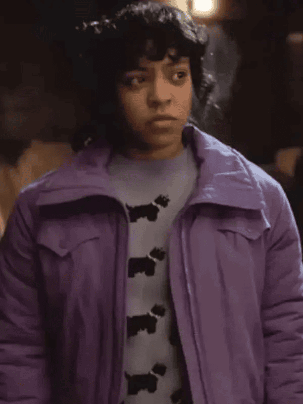 Jasperz Wear- Stranger Things Stranger Things S05 Erica Sinclair Purple Jacket