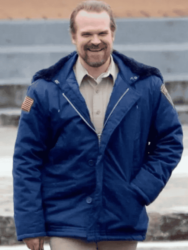 Jasperz Wear- Stranger Things (2) Stranger Things Jim Hopper Blue Jacket