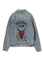 Stranger Things Hellfire Denim Jacket