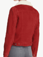 Stranger Things Nancy Wheeler Red Sherpa Jacket