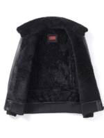 Men's B6 Pilot Black Leather Jacket