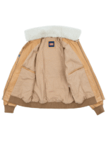 US Flag Flight Pilot Leather Jacket