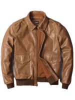 US A2 Flight Wheat Bomber Jacket
