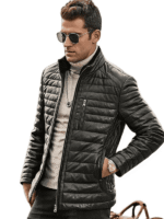 Men's Genuine Lambskin Leather Coat
