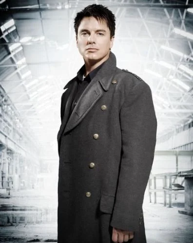 Doctor Who Captain Jack Harkness John Barrowman Long grey trench Coat - Image 3